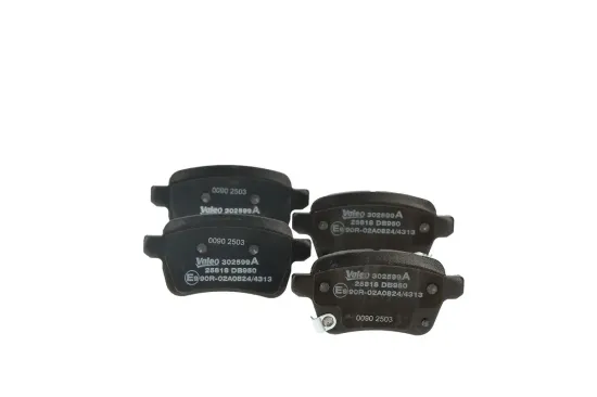 Bremsbelagsatz, Scheibenbremse Hinterachse VALEO 302599A Bild Bremsbelagsatz, Scheibenbremse Hinterachse VALEO 302599A