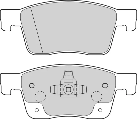 Bremsbelagsatz, Scheibenbremse Vorderachse VALEO 302606 Bild Bremsbelagsatz, Scheibenbremse Vorderachse VALEO 302606