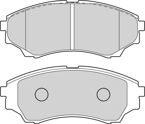 Bremsbelagsatz, Scheibenbremse Vorderachse VALEO 302608 Bild Bremsbelagsatz, Scheibenbremse Vorderachse VALEO 302608