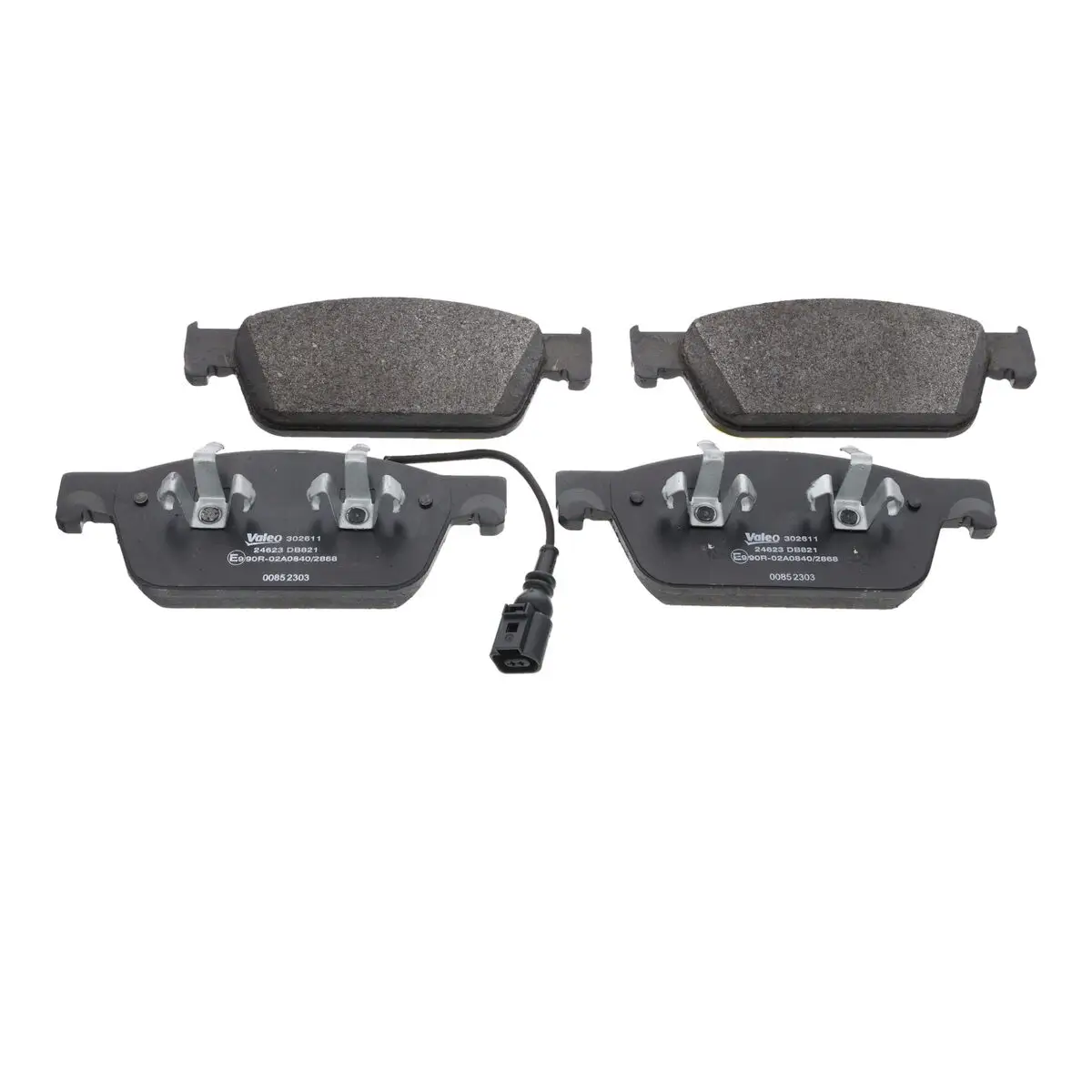 Bremsbelagsatz, Scheibenbremse Vorderachse VALEO 302611