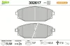 Bremsbelagsatz, Scheibenbremse Vorderachse VALEO 302617