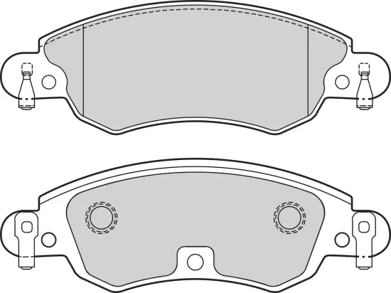 Bremsbelagsatz, Scheibenbremse Vorderachse VALEO 302618 Bild Bremsbelagsatz, Scheibenbremse Vorderachse VALEO 302618