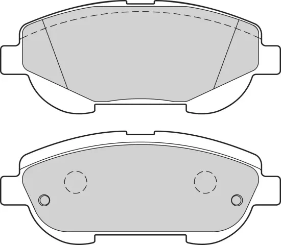 Bremsbelagsatz, Scheibenbremse Vorderachse VALEO 302622 Bild Bremsbelagsatz, Scheibenbremse Vorderachse VALEO 302622