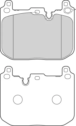 Bremsbelagsatz, Scheibenbremse Vorderachse VALEO 302623 Bild Bremsbelagsatz, Scheibenbremse Vorderachse VALEO 302623