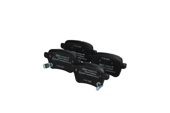 Bremsbelagsatz, Scheibenbremse Hinterachse VALEO 302627A Bild Bremsbelagsatz, Scheibenbremse Hinterachse VALEO 302627A