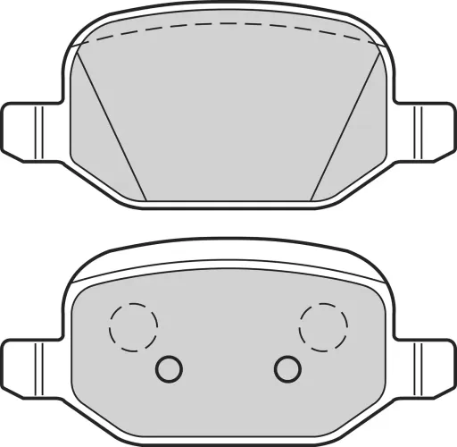 Bremsbelagsatz, Scheibenbremse Hinterachse VALEO 302632 Bild Bremsbelagsatz, Scheibenbremse Hinterachse VALEO 302632