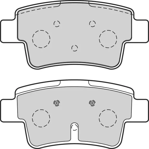 Bremsbelagsatz, Scheibenbremse Hinterachse VALEO 302634 Bild Bremsbelagsatz, Scheibenbremse Hinterachse VALEO 302634