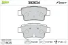 Bremsbelagsatz, Scheibenbremse Hinterachse VALEO 302634