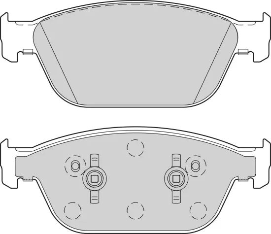 Bremsbelagsatz, Scheibenbremse Vorderachse VALEO 302635 Bild Bremsbelagsatz, Scheibenbremse Vorderachse VALEO 302635