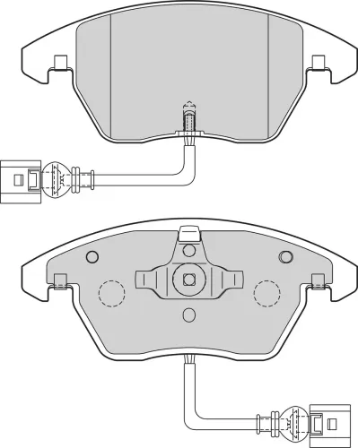 Bremsbelagsatz, Scheibenbremse Vorderachse VALEO 302637 Bild Bremsbelagsatz, Scheibenbremse Vorderachse VALEO 302637