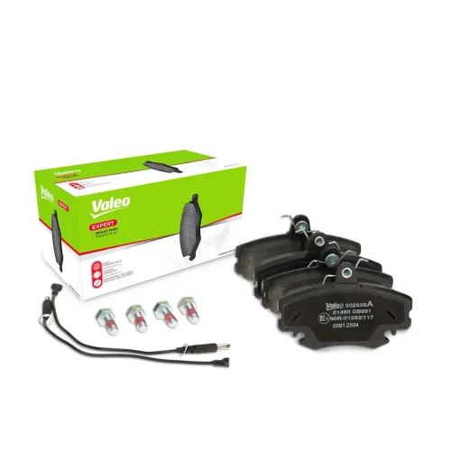 Bremsbelagsatz, Scheibenbremse Vorderachse VALEO 302638A Bild Bremsbelagsatz, Scheibenbremse Vorderachse VALEO 302638A