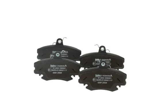 Bremsbelagsatz, Scheibenbremse Vorderachse VALEO 302638A Bild Bremsbelagsatz, Scheibenbremse Vorderachse VALEO 302638A