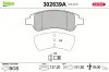 Bremsbelagsatz, Scheibenbremse Vorderachse VALEO 302639A