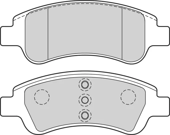 Bremsbelagsatz, Scheibenbremse Vorderachse VALEO 302639 Bild Bremsbelagsatz, Scheibenbremse Vorderachse VALEO 302639