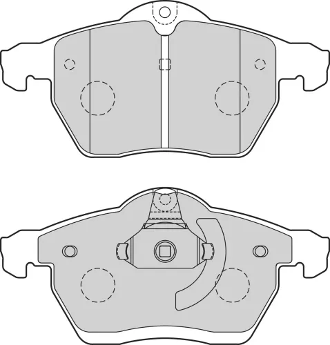 Bremsbelagsatz, Scheibenbremse Vorderachse VALEO 302641 Bild Bremsbelagsatz, Scheibenbremse Vorderachse VALEO 302641