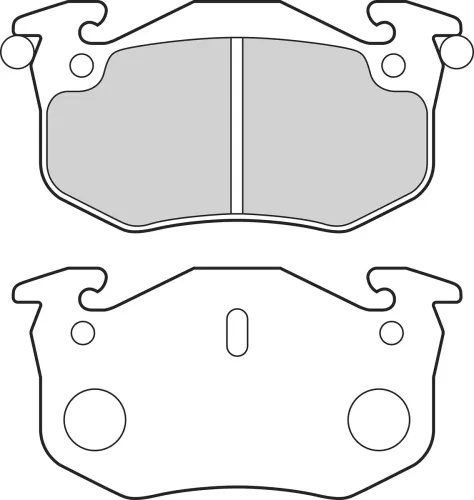 Bremsbelagsatz, Scheibenbremse Hinterachse VALEO 302642 Bild Bremsbelagsatz, Scheibenbremse Hinterachse VALEO 302642