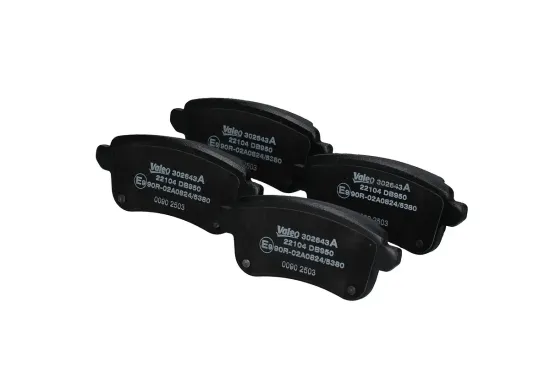 Bremsbelagsatz, Scheibenbremse Hinterachse VALEO 302643A Bild Bremsbelagsatz, Scheibenbremse Hinterachse VALEO 302643A