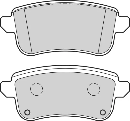 Bremsbelagsatz, Scheibenbremse Hinterachse VALEO 302643 Bild Bremsbelagsatz, Scheibenbremse Hinterachse VALEO 302643