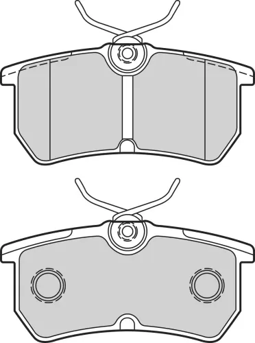 Bremsbelagsatz, Scheibenbremse Hinterachse VALEO 302644 Bild Bremsbelagsatz, Scheibenbremse Hinterachse VALEO 302644
