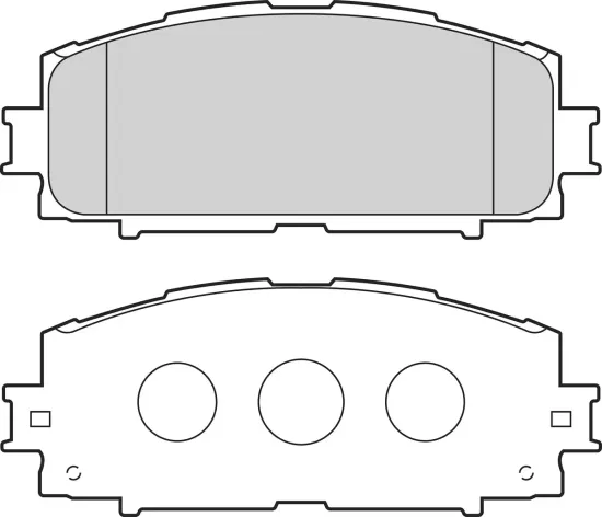 Bremsbelagsatz, Scheibenbremse Vorderachse VALEO 302647 Bild Bremsbelagsatz, Scheibenbremse Vorderachse VALEO 302647