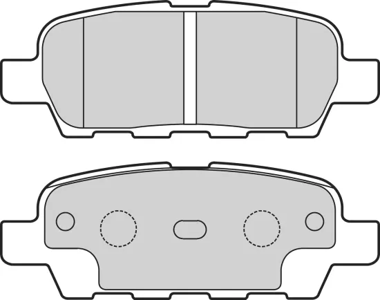 Bremsbelagsatz, Scheibenbremse Hinterachse VALEO 302648 Bild Bremsbelagsatz, Scheibenbremse Hinterachse VALEO 302648
