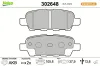 Bremsbelagsatz, Scheibenbremse Hinterachse VALEO 302648 Bild Bremsbelagsatz, Scheibenbremse Hinterachse VALEO 302648