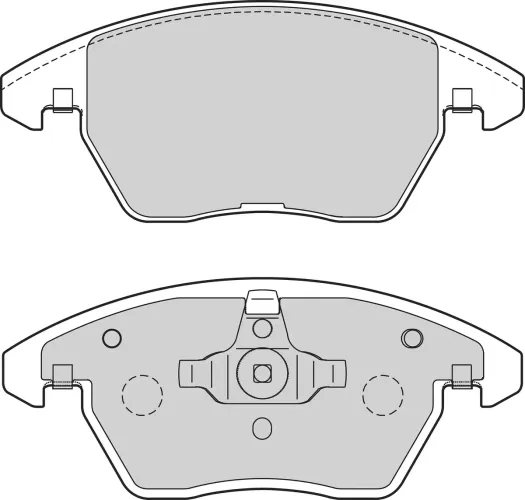 Bremsbelagsatz, Scheibenbremse Vorderachse VALEO 302651 Bild Bremsbelagsatz, Scheibenbremse Vorderachse VALEO 302651