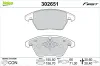 Bremsbelagsatz, Scheibenbremse Vorderachse VALEO 302651