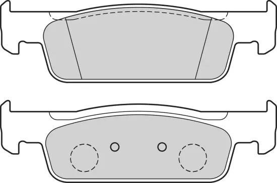 Bremsbelagsatz, Scheibenbremse Vorderachse VALEO 302652 Bild Bremsbelagsatz, Scheibenbremse Vorderachse VALEO 302652