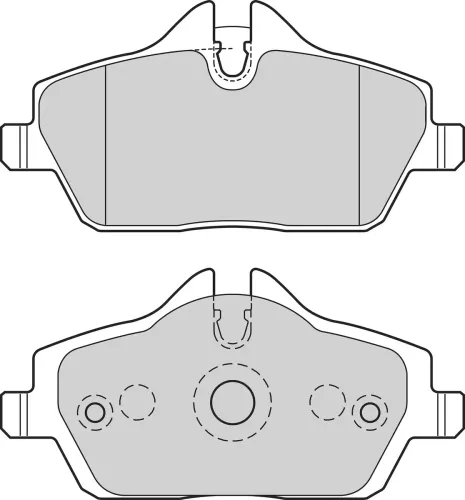 Bremsbelagsatz, Scheibenbremse Vorderachse VALEO 302654 Bild Bremsbelagsatz, Scheibenbremse Vorderachse VALEO 302654