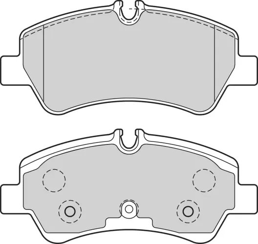 Bremsbelagsatz, Scheibenbremse Hinterachse VALEO 302657 Bild Bremsbelagsatz, Scheibenbremse Hinterachse VALEO 302657