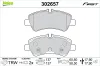Bremsbelagsatz, Scheibenbremse Hinterachse VALEO 302657