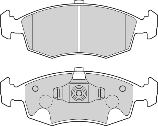 Bremsbelagsatz, Scheibenbremse Vorderachse VALEO 302658 Bild Bremsbelagsatz, Scheibenbremse Vorderachse VALEO 302658