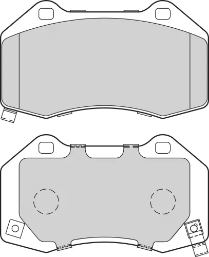 Bremsbelagsatz, Scheibenbremse Vorderachse VALEO 302660 Bild Bremsbelagsatz, Scheibenbremse Vorderachse VALEO 302660