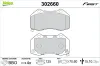 Bremsbelagsatz, Scheibenbremse Vorderachse VALEO 302660