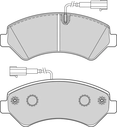 Bremsbelagsatz, Scheibenbremse Vorderachse VALEO 302662 Bild Bremsbelagsatz, Scheibenbremse Vorderachse VALEO 302662