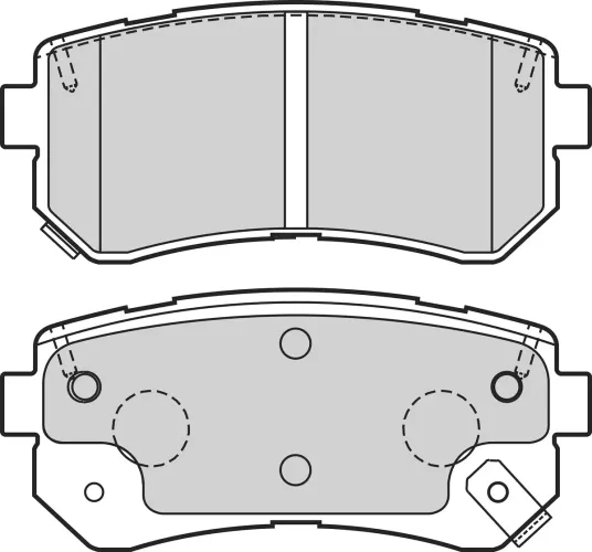 Bremsbelagsatz, Scheibenbremse Hinterachse VALEO 302665 Bild Bremsbelagsatz, Scheibenbremse Hinterachse VALEO 302665