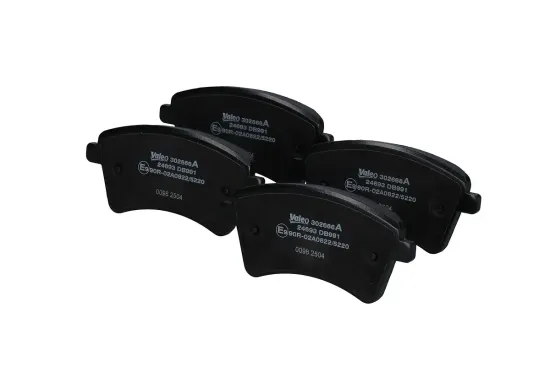 Bremsbelagsatz, Scheibenbremse Vorderachse VALEO 302666A Bild Bremsbelagsatz, Scheibenbremse Vorderachse VALEO 302666A