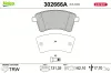 Bremsbelagsatz, Scheibenbremse Vorderachse VALEO 302666A