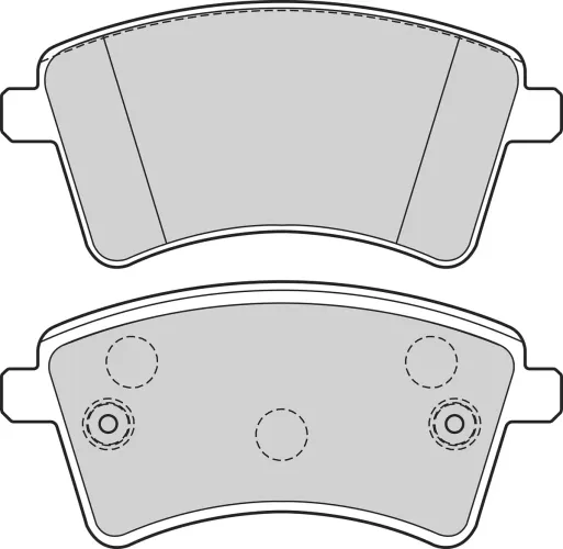 Bremsbelagsatz, Scheibenbremse Vorderachse VALEO 302666 Bild Bremsbelagsatz, Scheibenbremse Vorderachse VALEO 302666