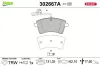 Bremsbelagsatz, Scheibenbremse Vorderachse VALEO 302667A