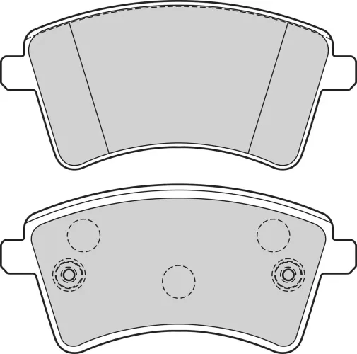 Bremsbelagsatz, Scheibenbremse Vorderachse VALEO 302667 Bild Bremsbelagsatz, Scheibenbremse Vorderachse VALEO 302667