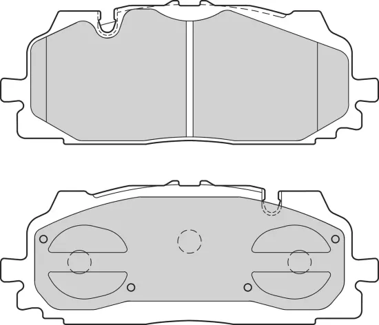 Bremsbelagsatz, Scheibenbremse Vorderachse VALEO 302670 Bild Bremsbelagsatz, Scheibenbremse Vorderachse VALEO 302670