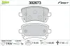 Bremsbelagsatz, Scheibenbremse Hinterachse VALEO 302673