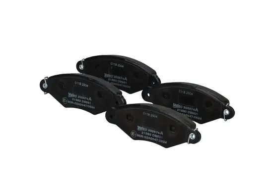 Bremsbelagsatz, Scheibenbremse Vorderachse VALEO 302674A Bild Bremsbelagsatz, Scheibenbremse Vorderachse VALEO 302674A