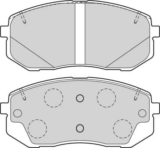 Bremsbelagsatz, Scheibenbremse Vorderachse VALEO 302676 Bild Bremsbelagsatz, Scheibenbremse Vorderachse VALEO 302676
