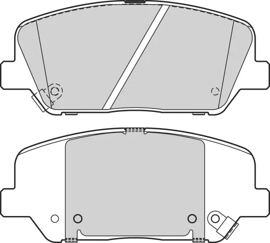 Bremsbelagsatz, Scheibenbremse Vorderachse VALEO 302677 Bild Bremsbelagsatz, Scheibenbremse Vorderachse VALEO 302677