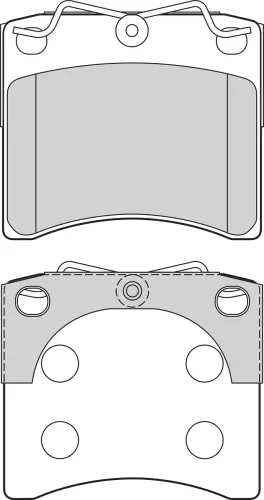 Bremsbelagsatz, Scheibenbremse Vorderachse VALEO 302679 Bild Bremsbelagsatz, Scheibenbremse Vorderachse VALEO 302679