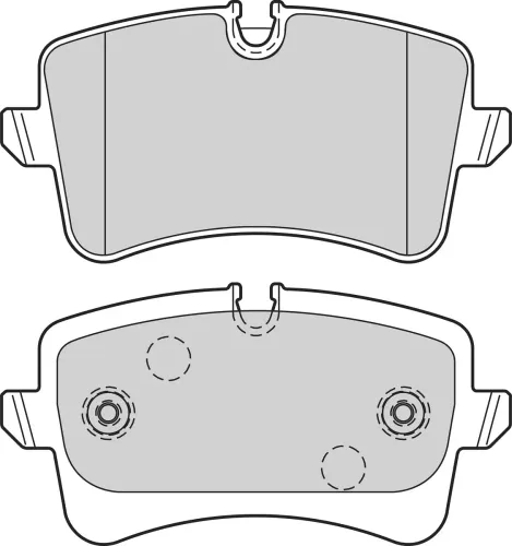 Bremsbelagsatz, Scheibenbremse Hinterachse VALEO 302680 Bild Bremsbelagsatz, Scheibenbremse Hinterachse VALEO 302680