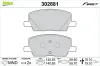 Bremsbelagsatz, Scheibenbremse Vorderachse VALEO 302681